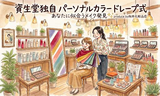 ＜資生堂8月イベント情報＞資生堂ドレープ式パーソナルカラー診断
